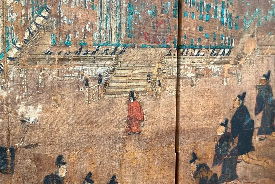 国宝「聖徳太子絵伝」複製 部分
