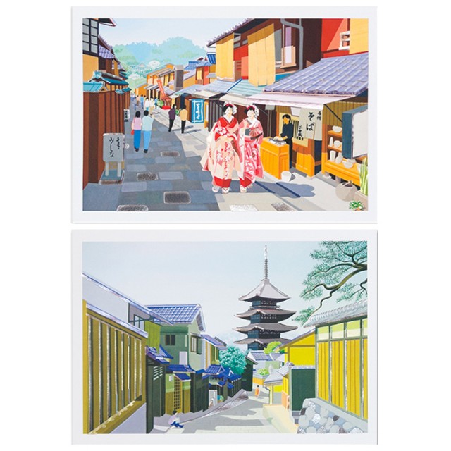京都 ポストカードセット ４種 京都の美術印刷ならサンエムカラー